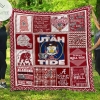 Alabama Crimson Tide Utah Quilt Blanket