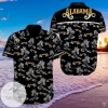 Alabama Rock Music Band Graphic Print Short Sleeve Hawaiian Casual Shirt