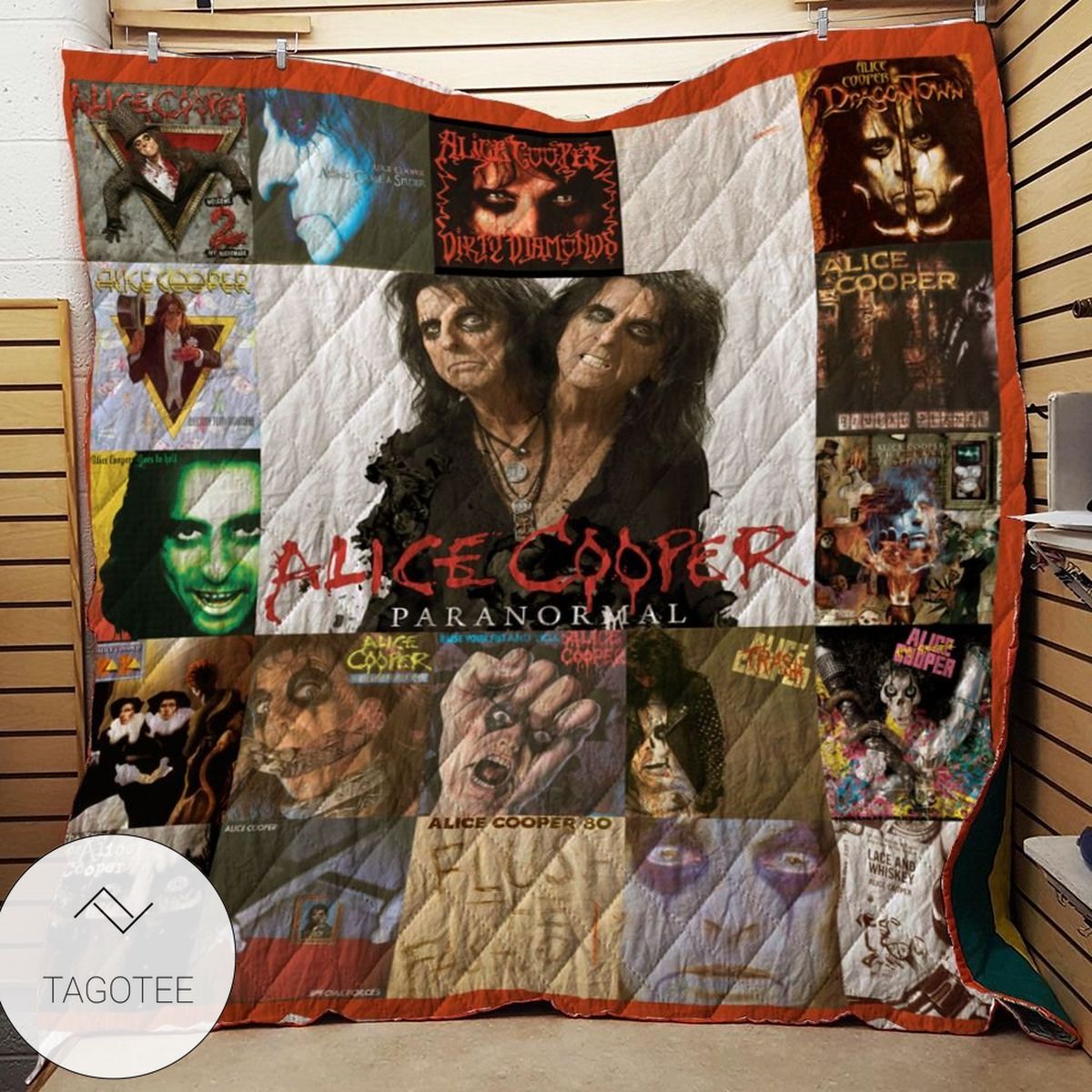 Alice Cooper Paranormal Studio Albums Quilt Blanket