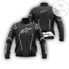 Alpinestars Motogp Racing All Over Print 3D Bomber Jacket - Black