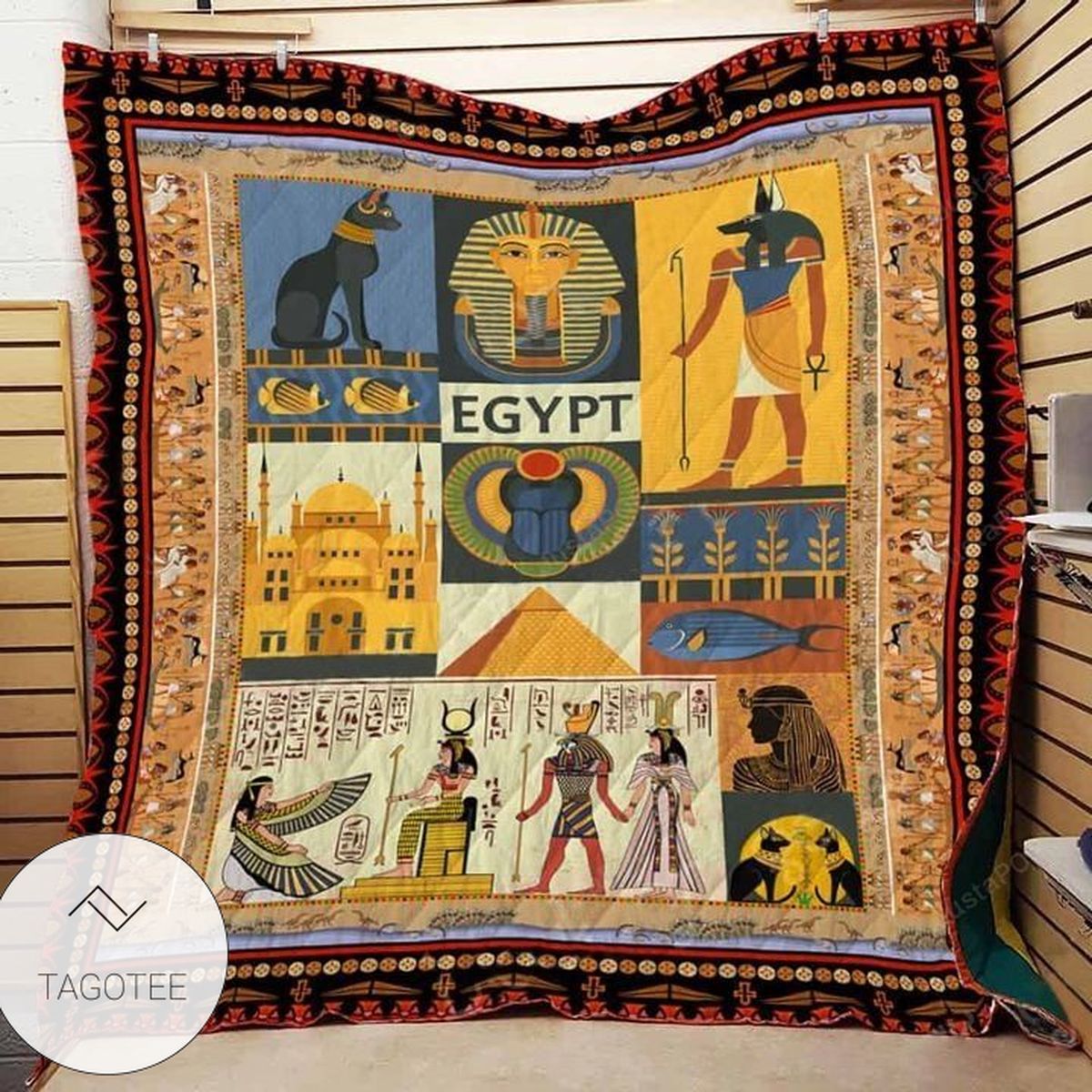 Ancient Egypt Quilt Blanket
