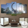 Animal Dinosaur Animal Five Panel Canvas 5 Piece Wall Art Set