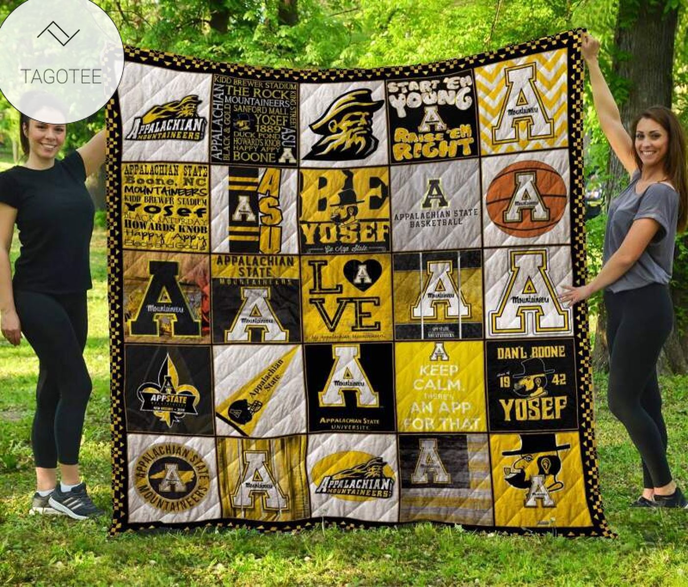 Appalachian State Bsketball Quilt Blanket