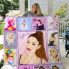 Ariana Grande Drawing Collection Quilt Blanket