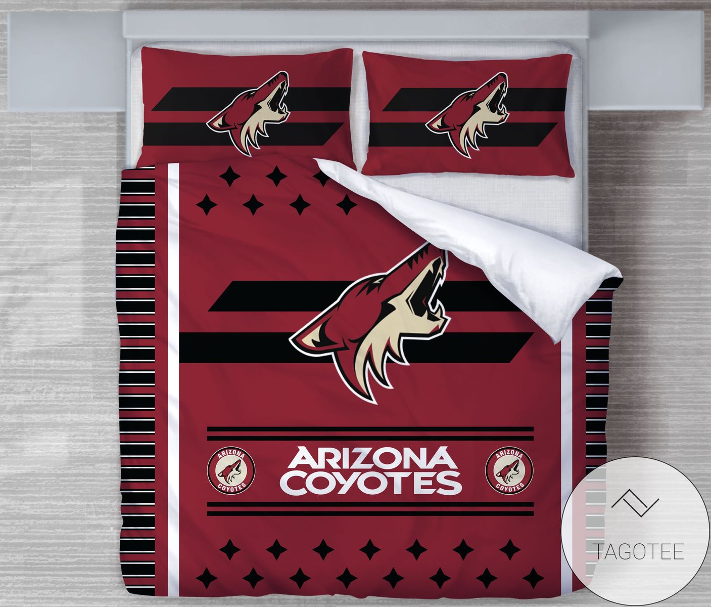 Arizona Coyotes NHL Bedding Set Design Duvet Cover