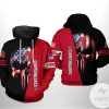 Arizona Diamondbacks MLB US Flag Skull 3D Printed Hoodie Zipper Hooded Jacket