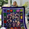 Avengers Signatures Quilt Blanket