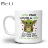 Baby Yoda Coffee Spelled Backwards Is Eeffoc Mug