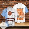Basketball All Dreams Are Crazy Until They Come True For Men And Women Graphic Print Short Sleeve Hawaiian Casual Shirt