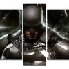 Batman Batmobile Dc Five Panel Canvas 5 Piece Wall Art Set