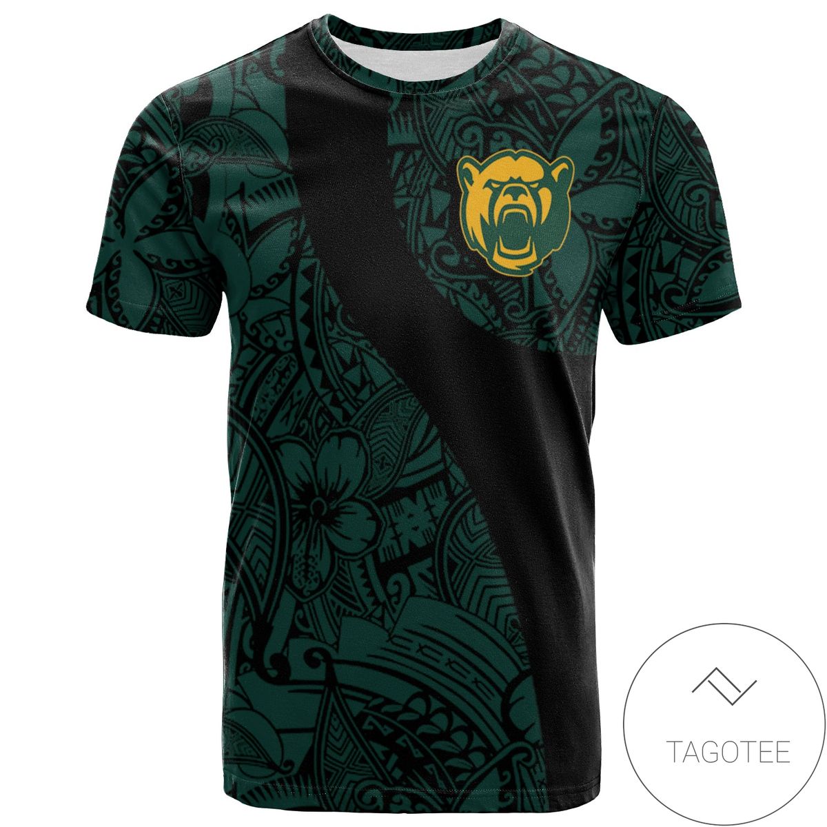 Baylor Bears All Over Print T-Shirt Polynesian - NCAA