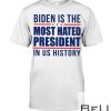 Biden The Most Hated President Shirt