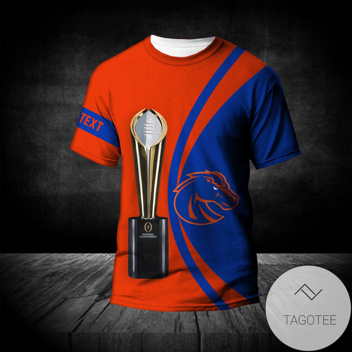 Boise State Broncos All Over Print T-Shirt 2022 National Champions Legendary- NCAA
