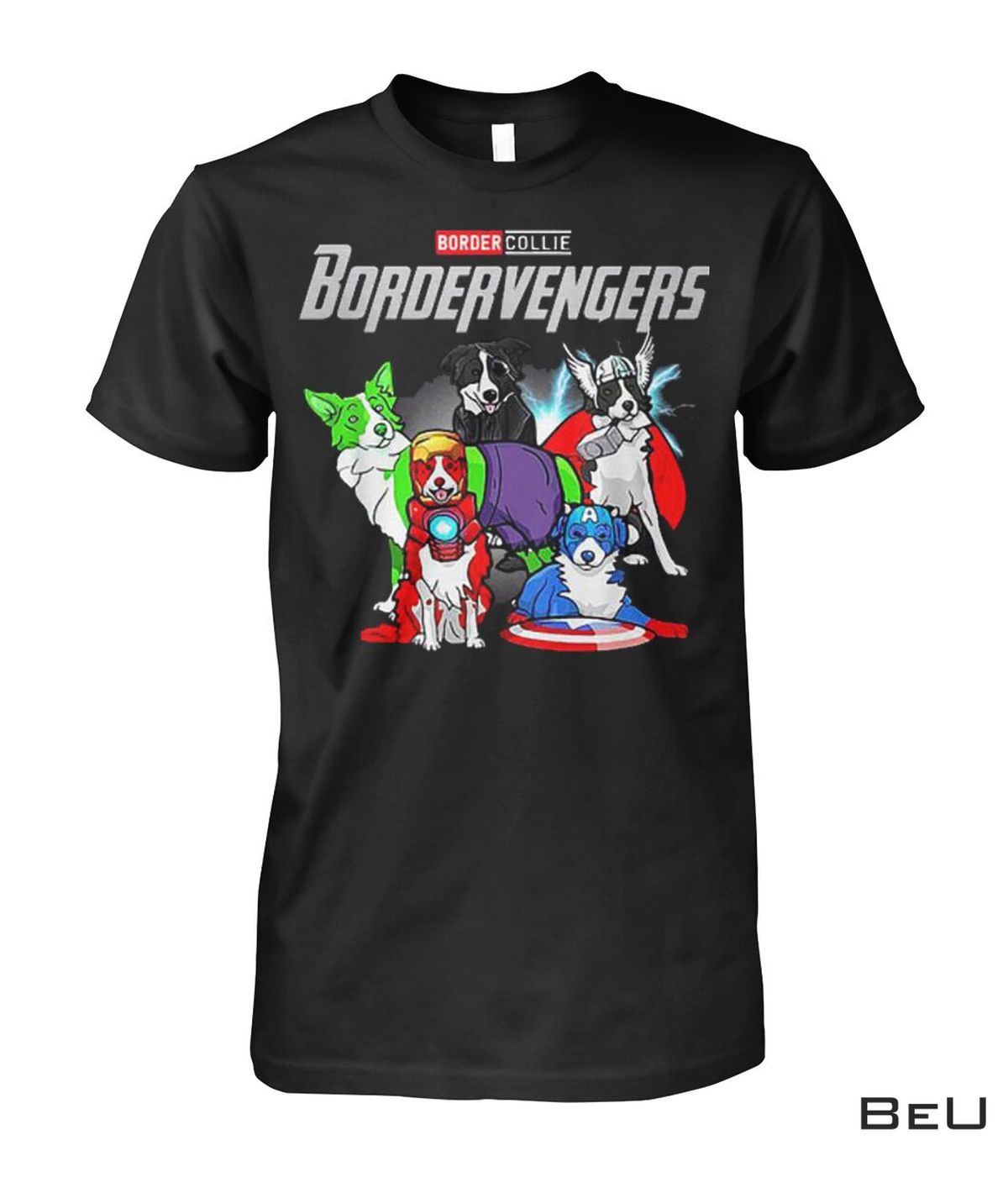 Border Collie Bordervengers Avengers Shirt