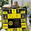 Borussia Dortmund Für Meine Tochter Annika Dein Papa Quilt Blanket