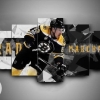 Boston Bruins Brad Marchand Sport Five Panel Canvas 5 Piece Wall Art Set