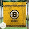 Boston Bruins Logo Quilt Blanket