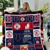 Boston Red Sox To My Son Love Mom Quilt Blanket