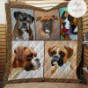 Boxer Dog Quilt Blanket