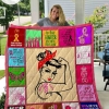Breast Cancer Quilt Blanket