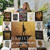 Broadway Hamilton 4th Anniversary 2015-2019 Signature Quilt Blanket
