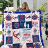 Buffalo Bills To My Daughter Love Mom Quilt Blanket