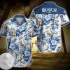 Busch Hunting Mallard Hawaiian IV Graphic Print Short Sleeve Hawaiian Casual Shirt