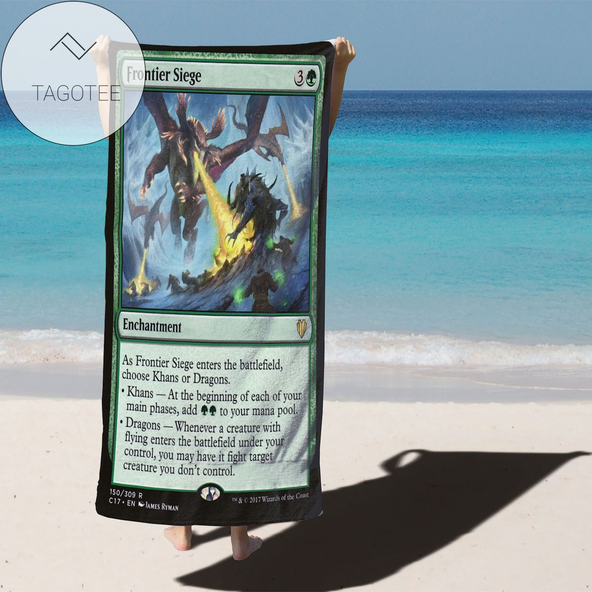 C17 150 Frontier Siege MTG Magic The Gathering Beach Towels