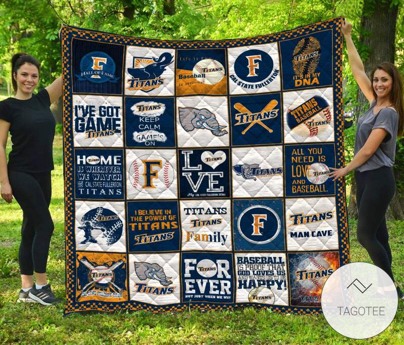 Cal State Fullerton Titans Quilt Blanket