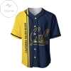 California Golden Bears Baseball Jersey Half Style - NCAA
