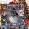 Cat Day After Day Quilt Blanket