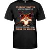 Cat It Doesn't Matter Because My Imaginary Friend Think I'm Special Shirt