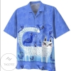 Cat Lover Print Short Sleeve Hawaiian Casual Shirt