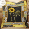 Cat Sunflower Quilt Blanket