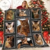 Cat Take Me By Your Hand Quilt Blanket