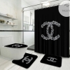 Chanel Type 36 Shower Curtain Waterproof Luxury Bathroom Mat Set