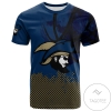 Charleston Southern Buccaneers All Over Print T-shirt Men's Basketball Net Grunge Pattern- NCAA