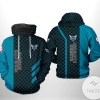 Charlotte Hornets NBA Team Pattern Mix 3D Printed Hoodie Zipper Hooded Jacket