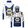 Chase Elliot Napa Auto Parts Racing Unifirst Goodyear All Over Print 3D Gaiter Hoodie - White