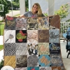 Chicago Band Logo Collection Quilt Blanket