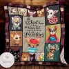 Chihuahua The Littles Paws Leave The Biggest Footprints In Our Hearts Quilt Blanket