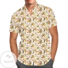 Chip And Dale Disney For men And Women Graphic Print Short Sleeve Hawaiian Casual Shirt