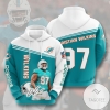 Christian Wilkins Miami Dolphins 3D Printed Hoodie Zipper Hooded Jacket
