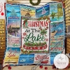 Christmas At The Lake Quilt Blanket