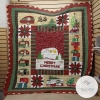 Christmas Camper Fabric Quilt Blanket