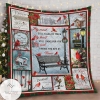 Christmas Cardinal My Heart Still Looks For You But My Soul Knows You Are At Peace Quilt Blanket