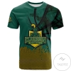 Clarkson Golden Knights All Over Print T-shirt Men's Basketball Net Grunge Pattern- NCAA