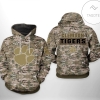 Clemson Tigers NCAA Camo Veteran 3D Printed Hoodie Zipper Hooded Jacket