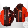 Cleveland Browns NFL 3D Printed Hoodie Zipper Hooded Jacket