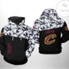 Cleveland Cavaliers NBA Camo Veteran Team 3D Printed Hoodie Zipper Hooded Jacket
